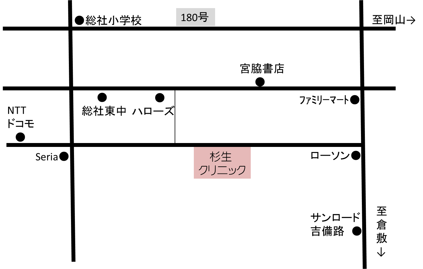 クリニック周辺地図